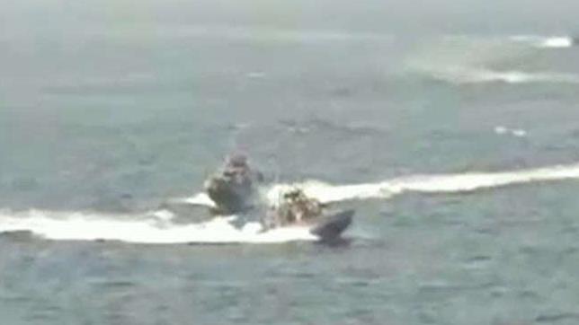US warship fires 3 warning shots at Iranian boat