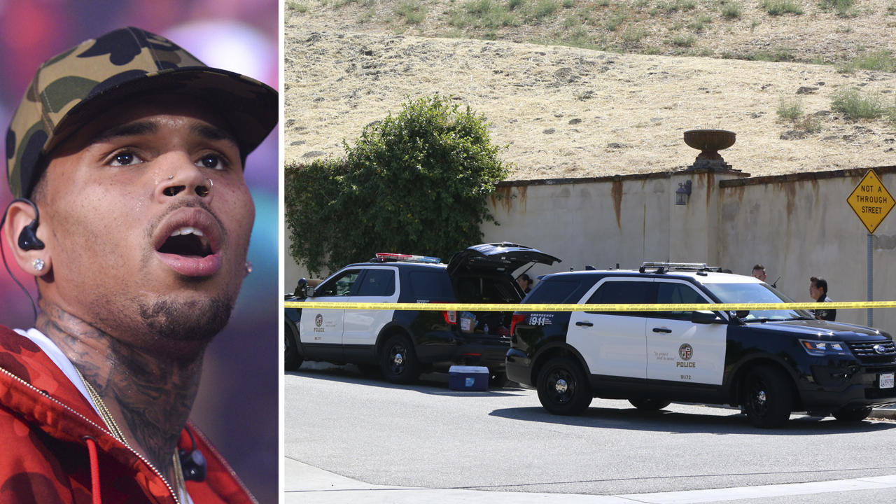 Police respond to incident at Chris Brown's home in LA