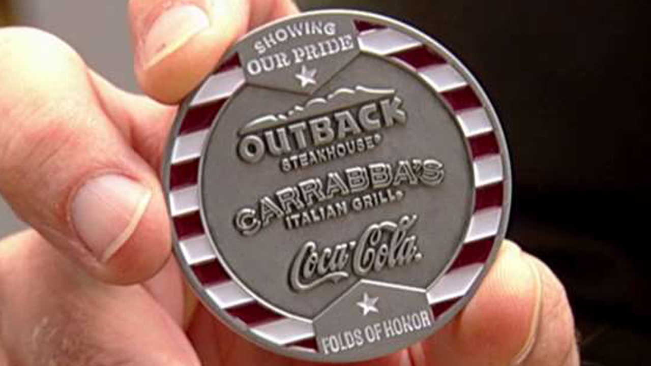 Outback Steakhouse fires up the grill in honor of the troops