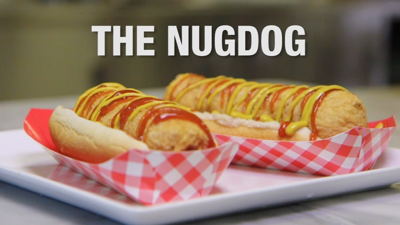 GRUMBLE: Nugdog - love child of a hot dog and chicken nugget