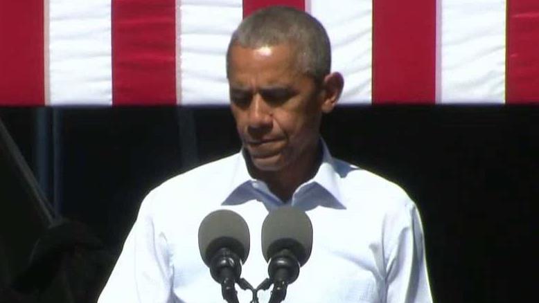 Obama talks climate change during speech in Reno, Nevada