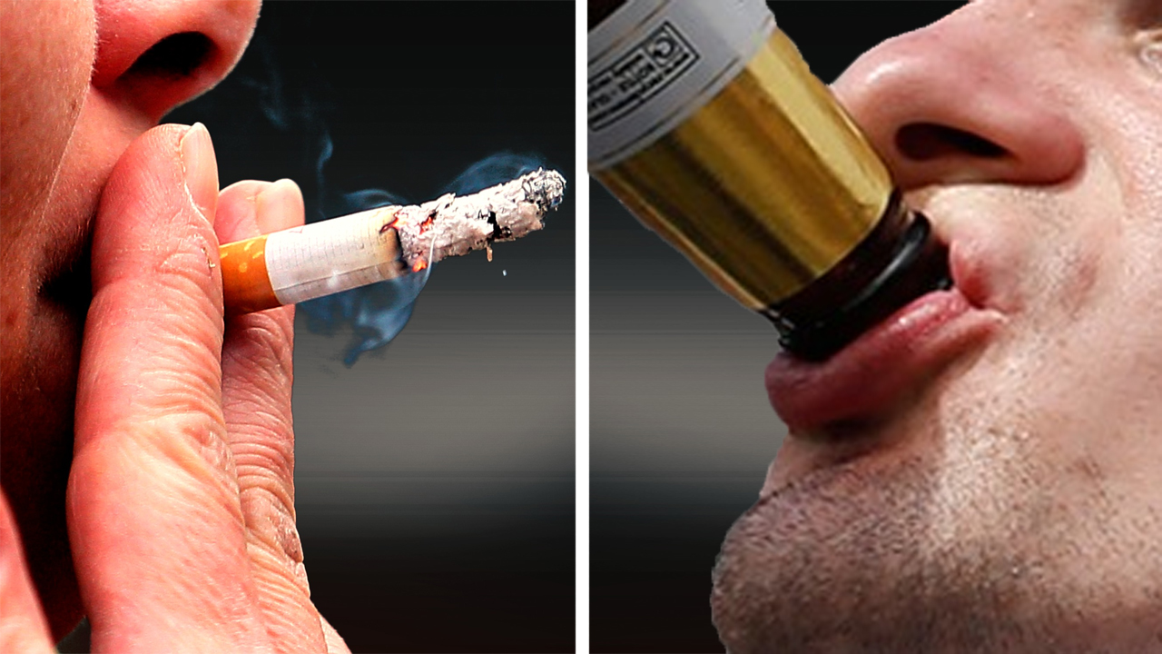 Are smoking and drinking equally damaging to your health?
