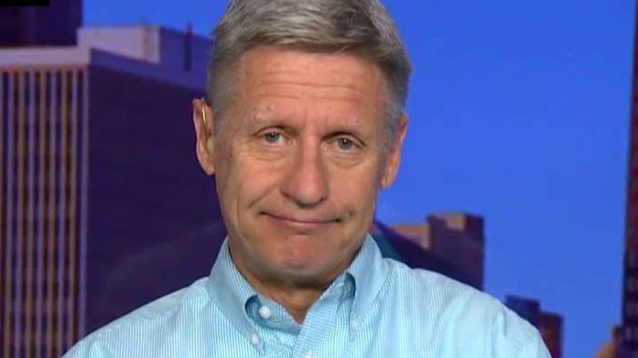 Gary Johnson: If polls would include me, I'd be at 20%