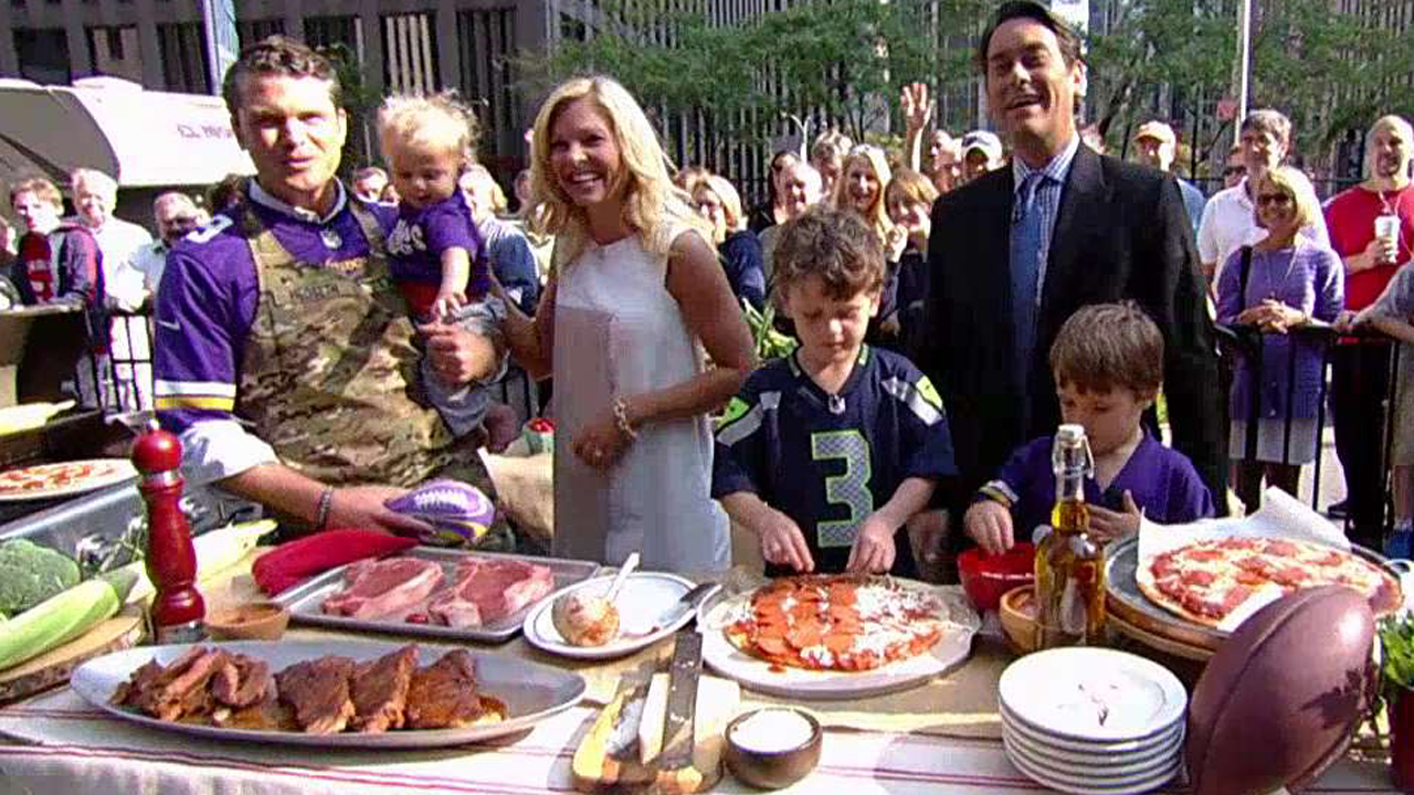 Cooking with 'Friends': Pete Hegseth grills steak and pizza