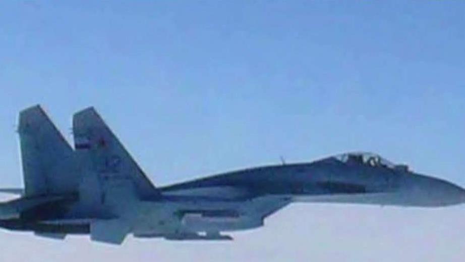 Russian jet buzzes US Navy spy plane