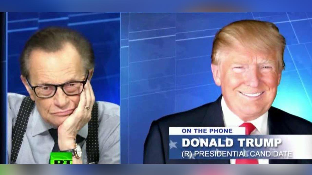 Critics blast Trump for Larry King interview on Russia TV