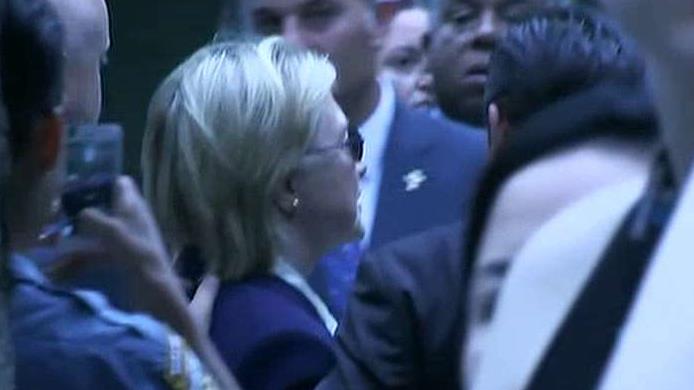 Campaign says Clinton felt 'overheated' at 9/11 ceremony