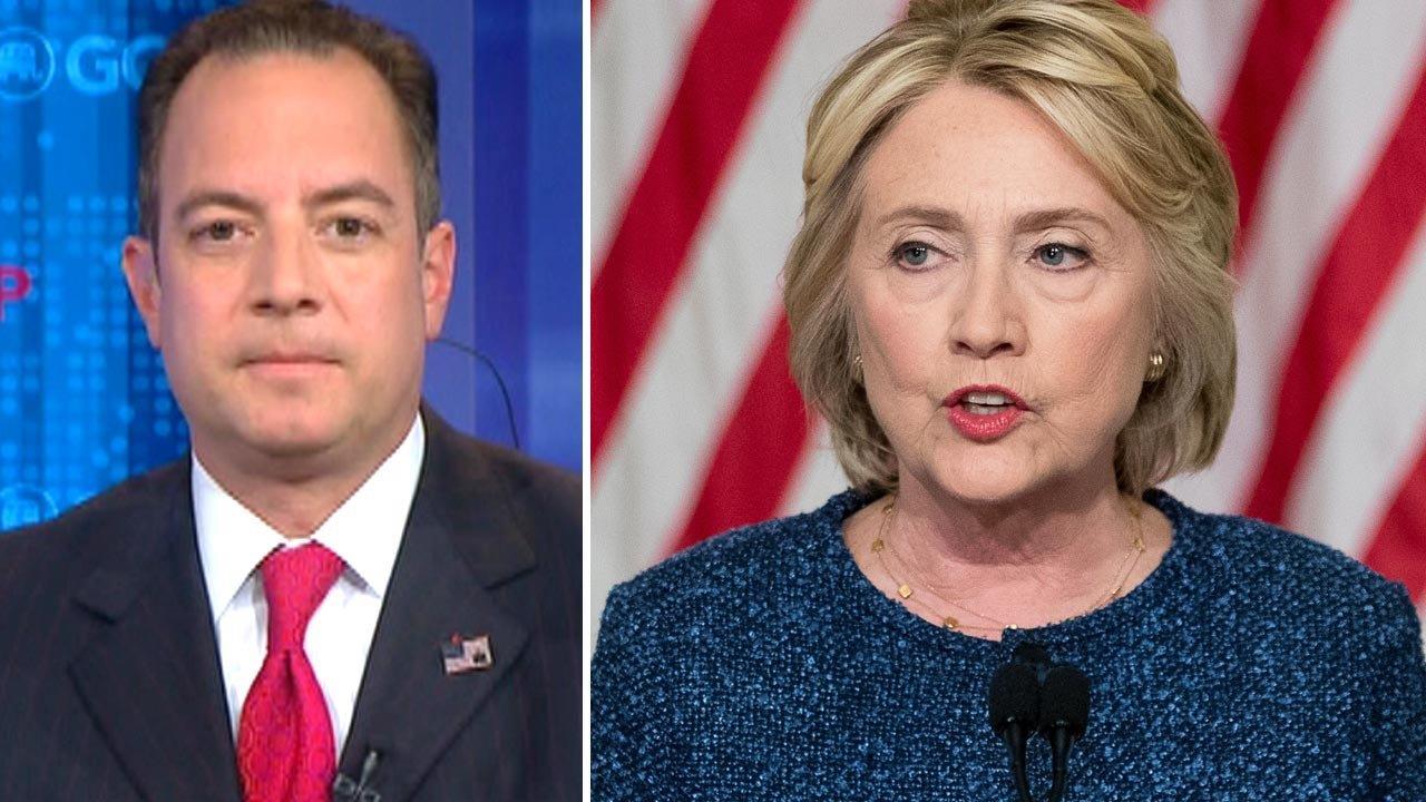 Priebus: Hillary Clinton's true colors are coming out