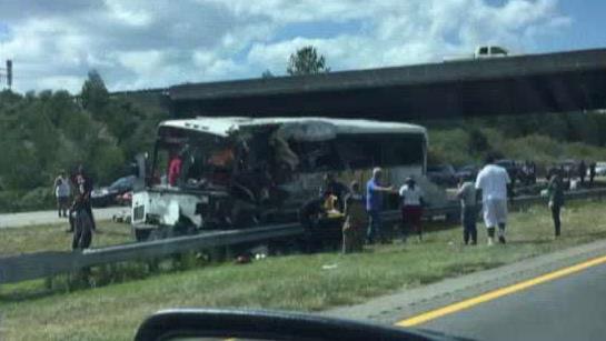 Multiple deaths, dozens hurt in NC bus crash