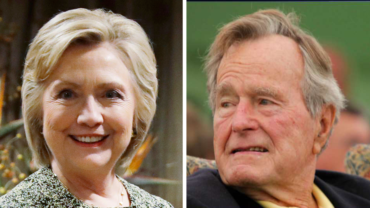 Report: George H W Bush to vote for Hillary Clinton