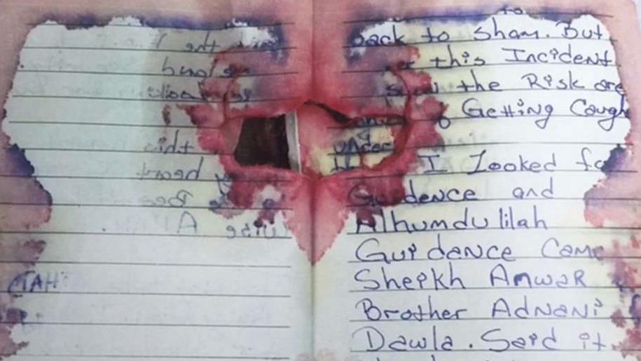 Fox News obtains images from terror suspect's journal