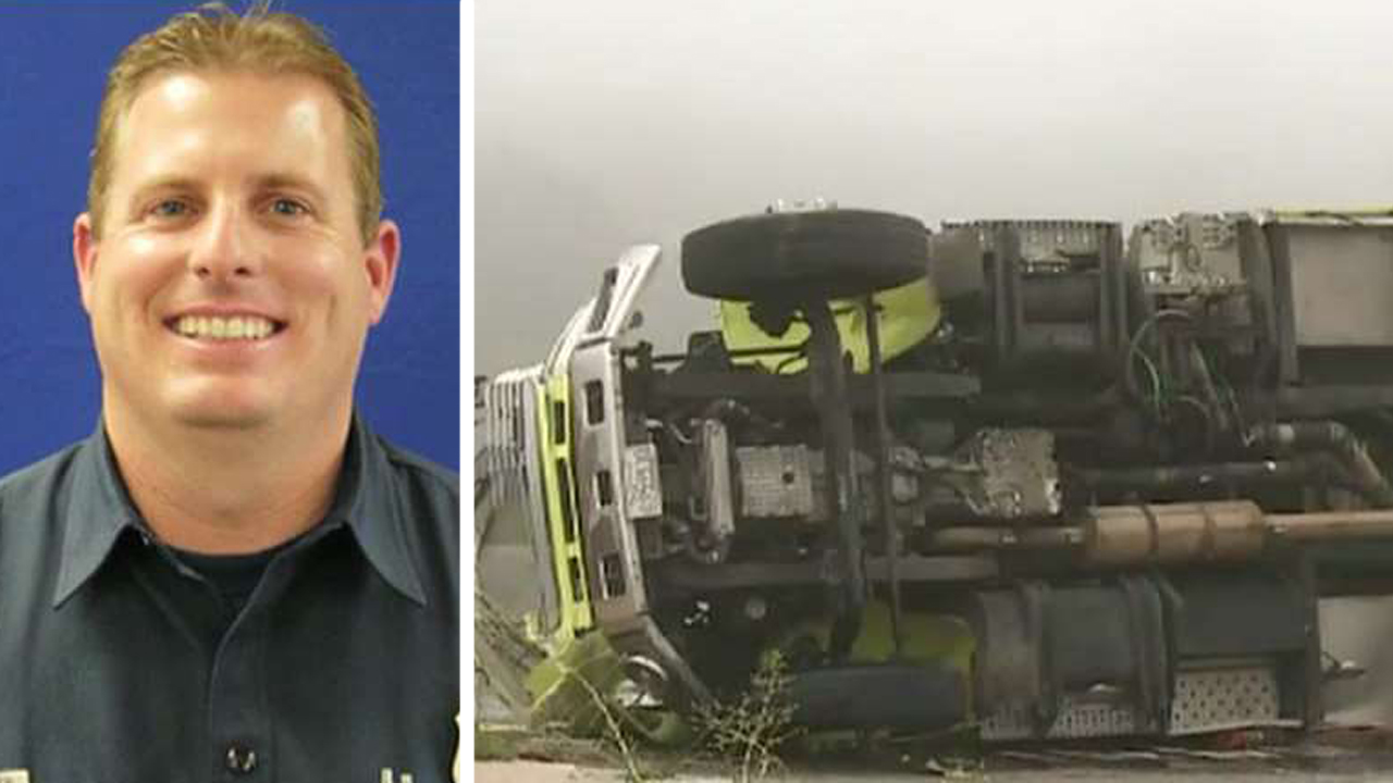 California firefighter killed when water truck overturns