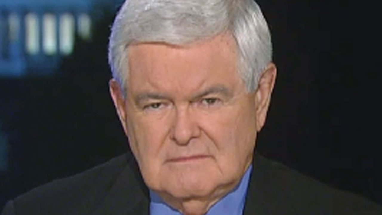Newt Gingrich on protests: Television maximizes the problem