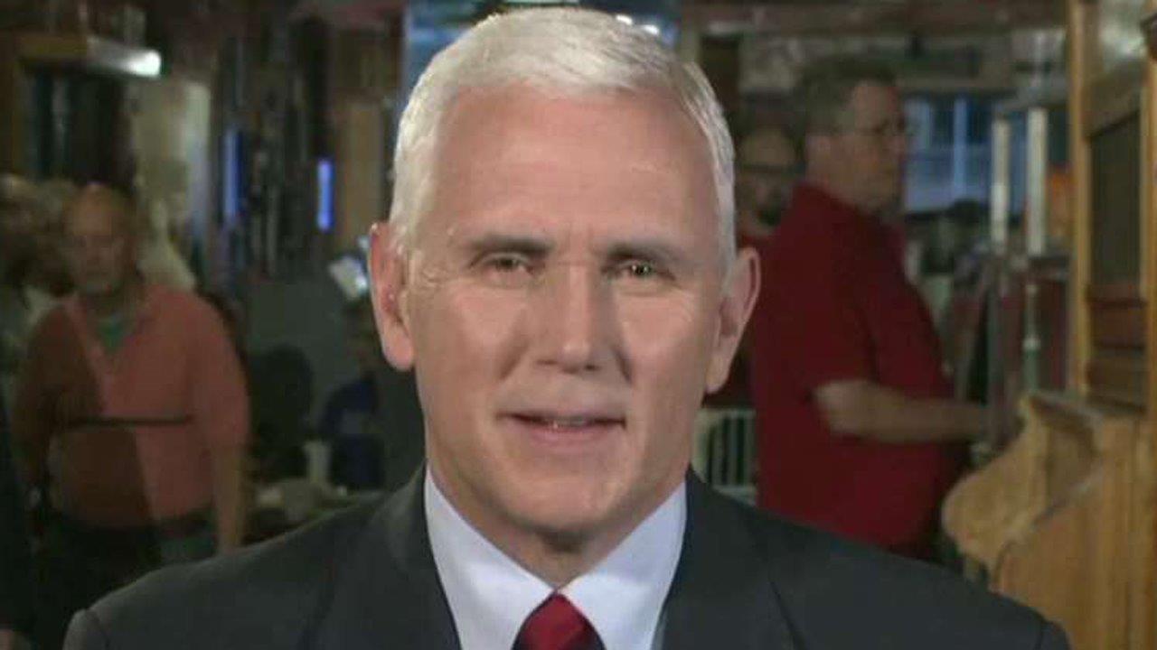 Mike Pence on Trump's biggest night of his political career