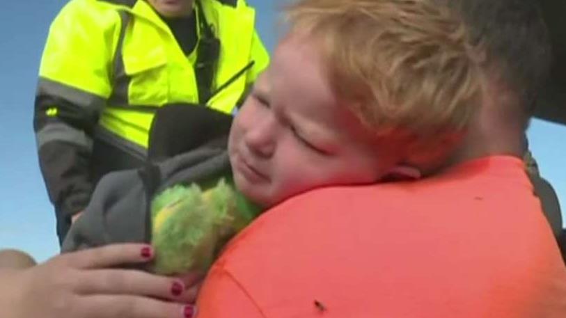 Toddler found safe after being lost in field for 20 hours