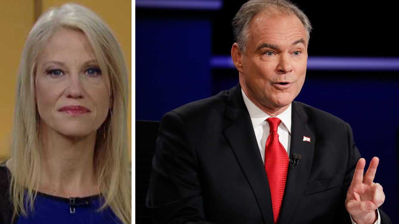 Kellyanne Conway: Kaine was awful, ignored female moderator