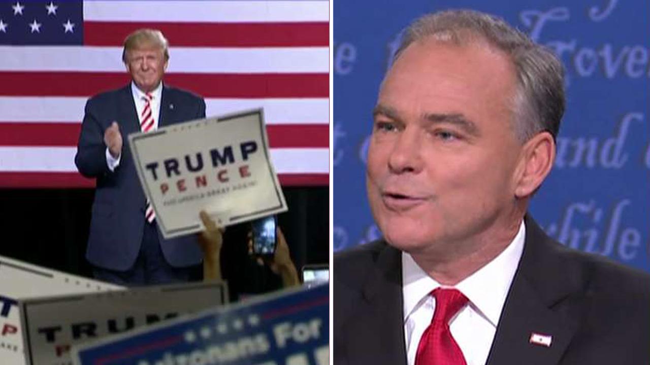 Kaine: Trump avoids taxes, doesnt support troops
