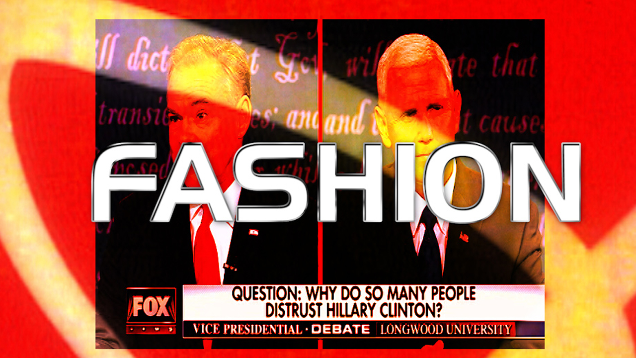 Fashion face-off: Kaine v Pence