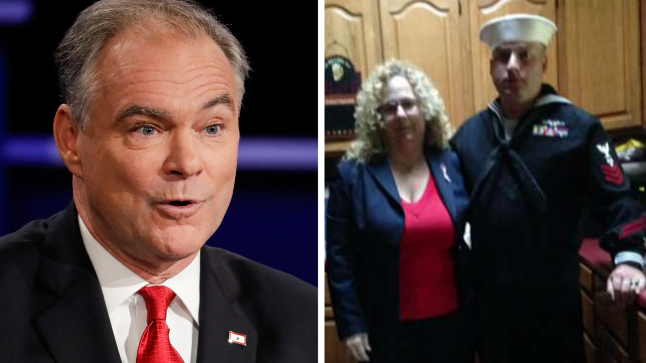 Mom of sailor slams Kaine's answer on classified information