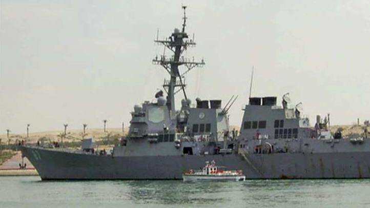 US Navy destroyer targeted by missiles from rebel-held Yemen