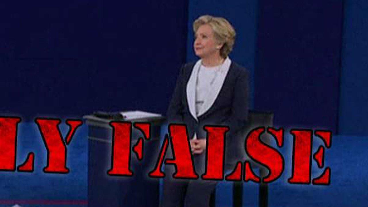Down to the details: Fact-checking the debate