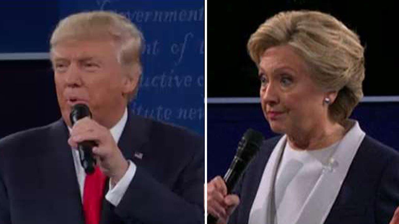 Trump and Clinton clash over economy, foreign policy