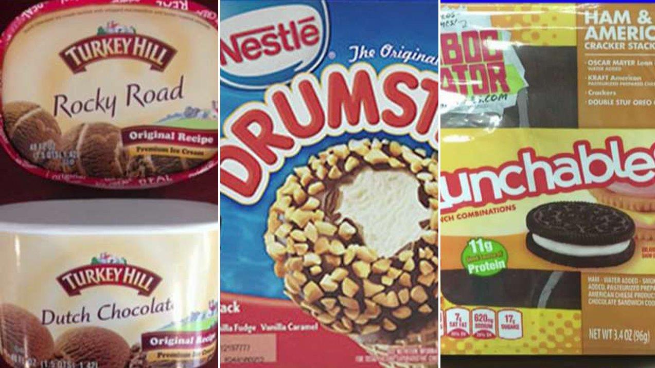 Kraft, Nestle and Turkey Hill recall products