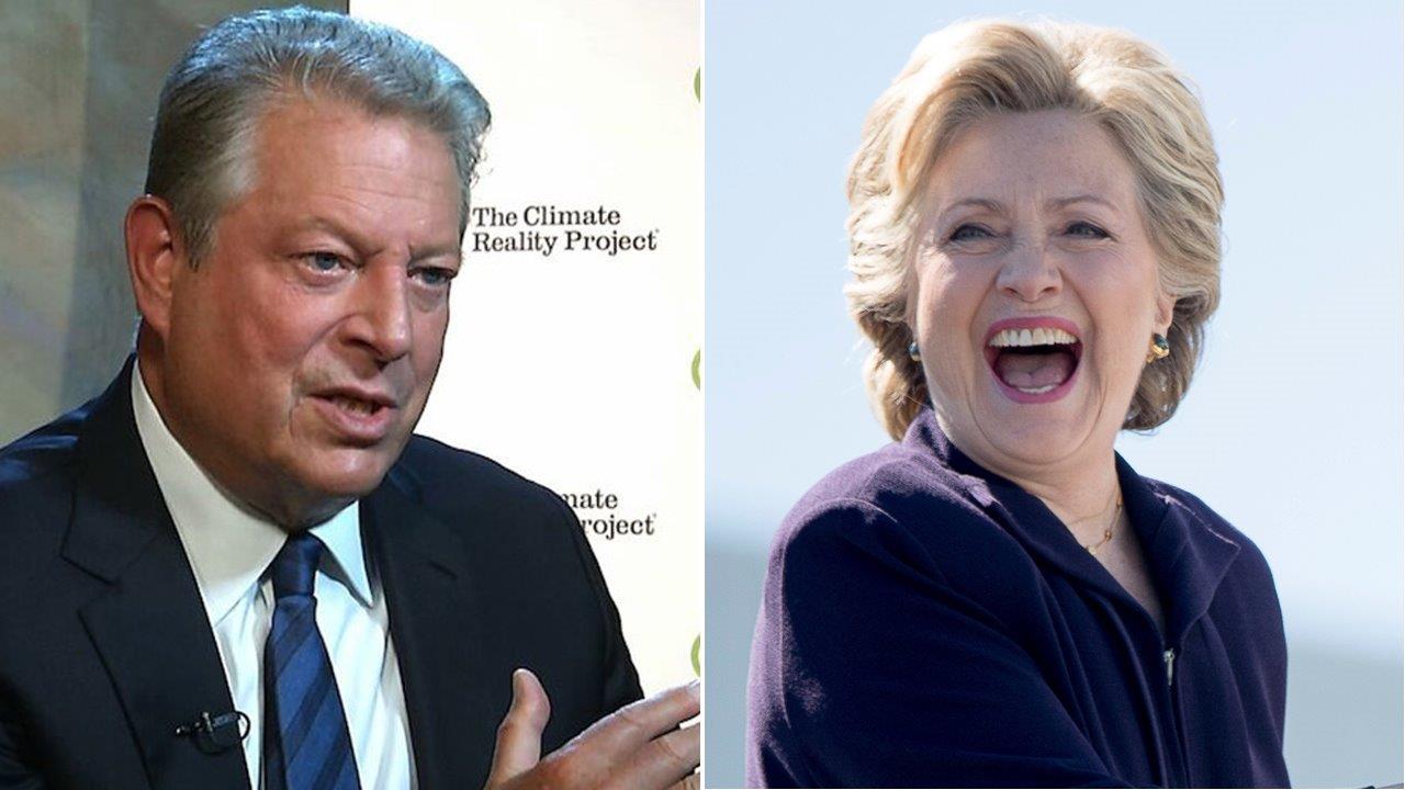 Al Gore campaigns for Hillary Clinton in Florida
