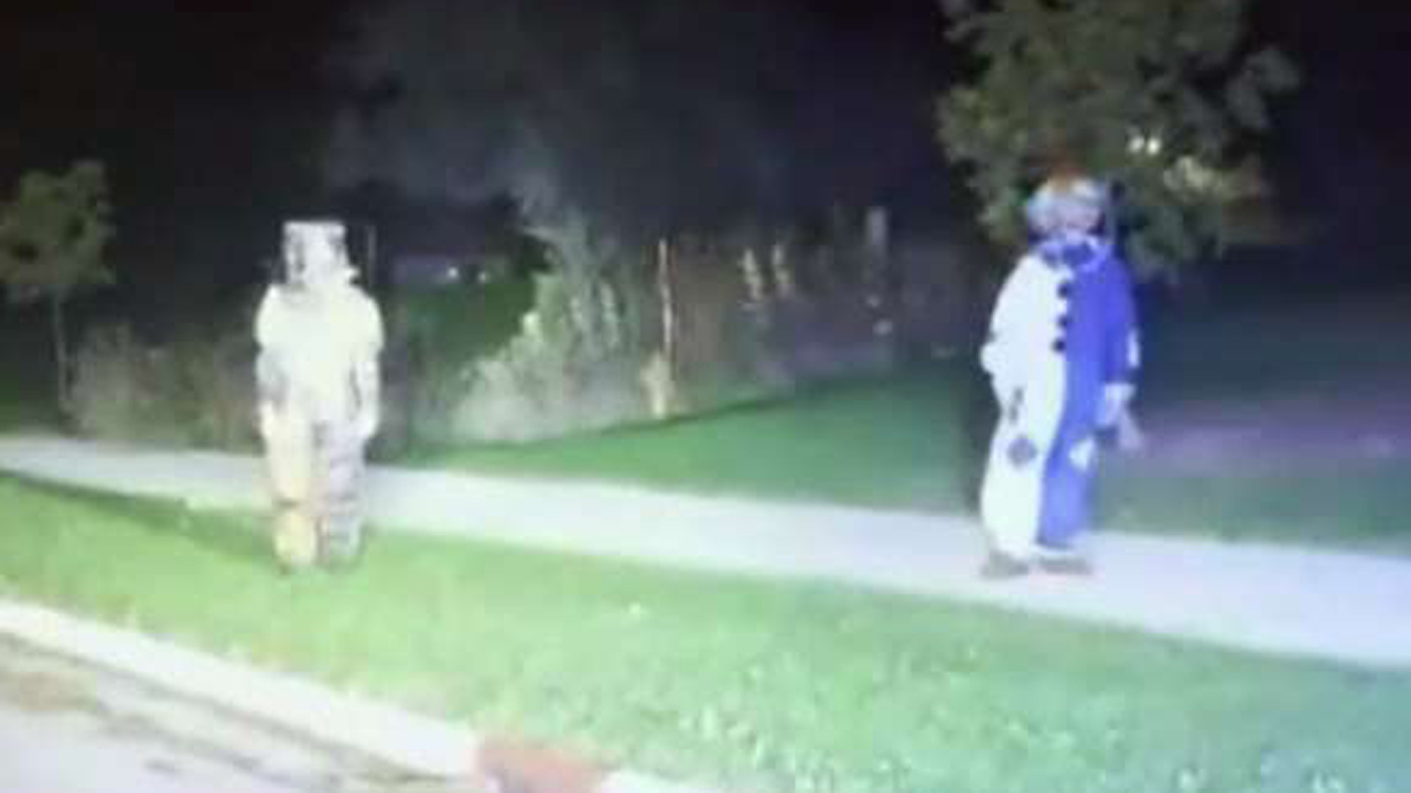 Creepy clown couple arrested on child neglect charges