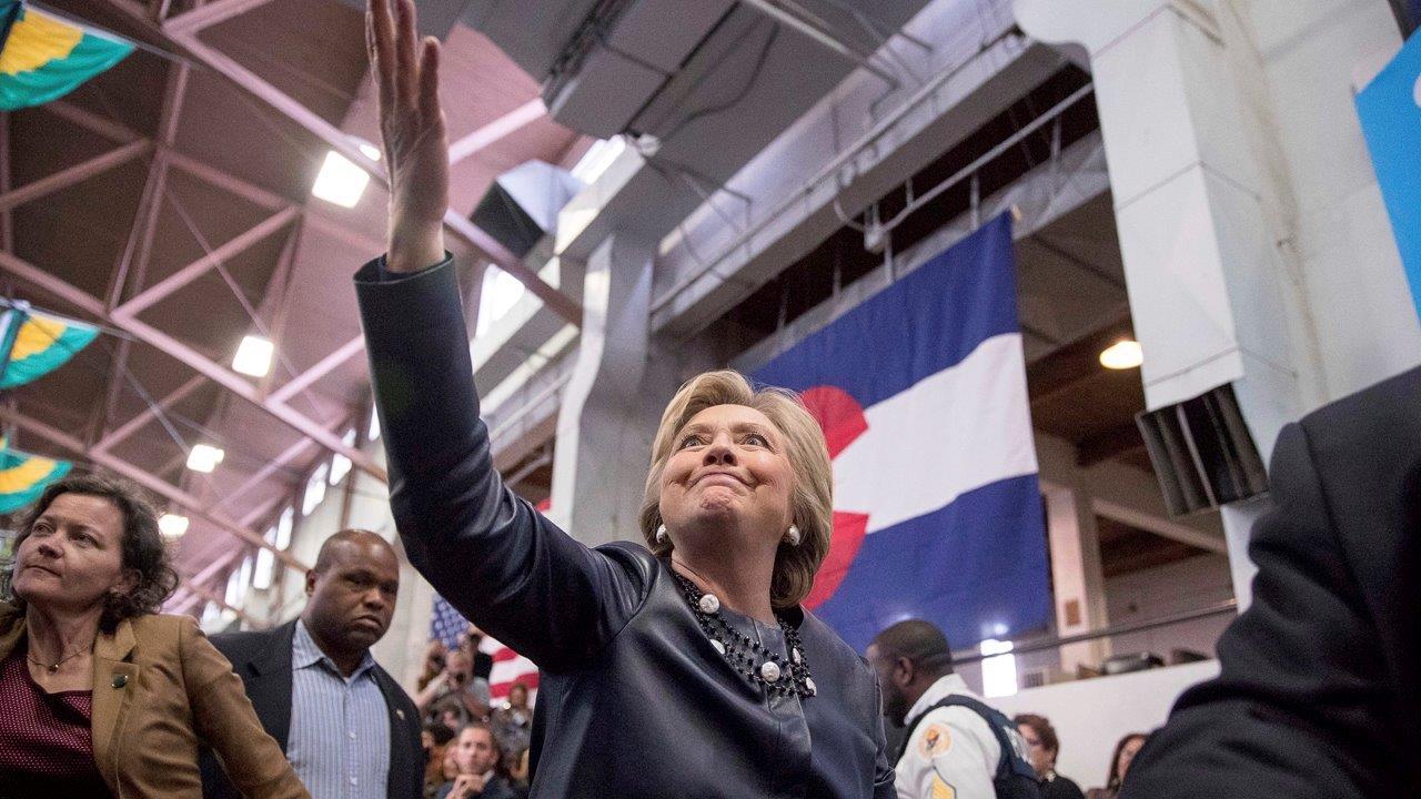 Hillary Clinton campaigns in Colorado