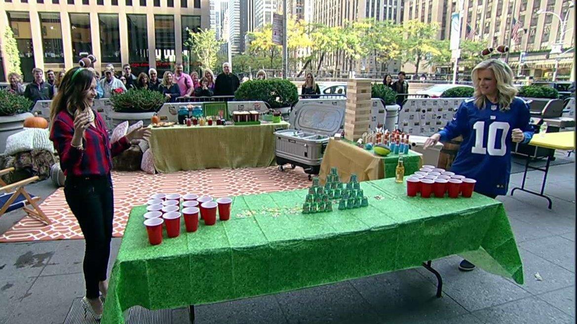 Elevating a tailgating party with decorations and games