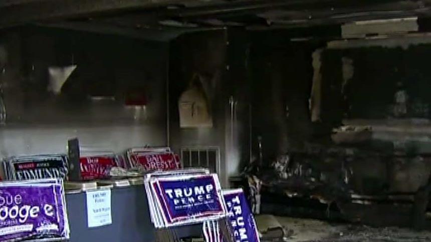 Investigation under way in firebombing of NC GOP office 