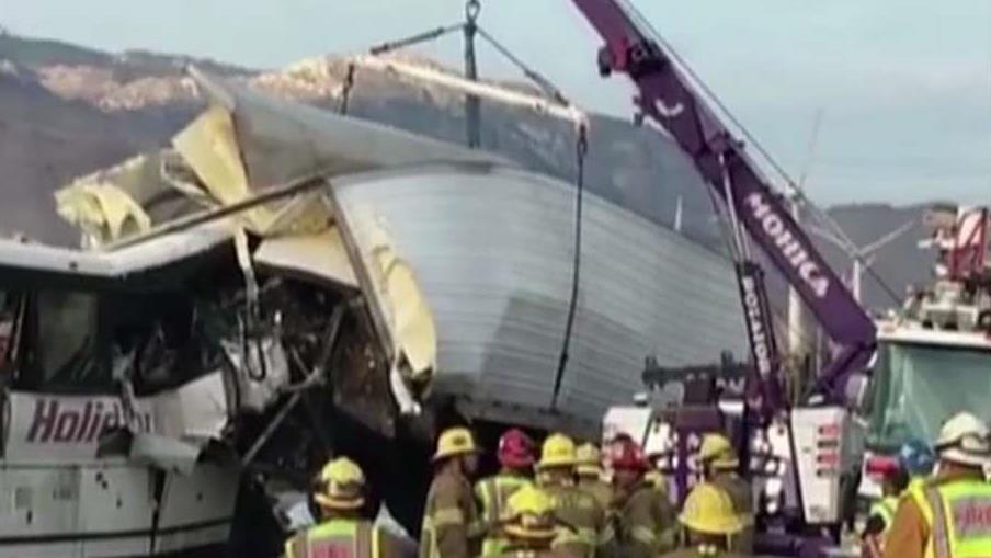 13 killed and 31 injured in tour bus crash