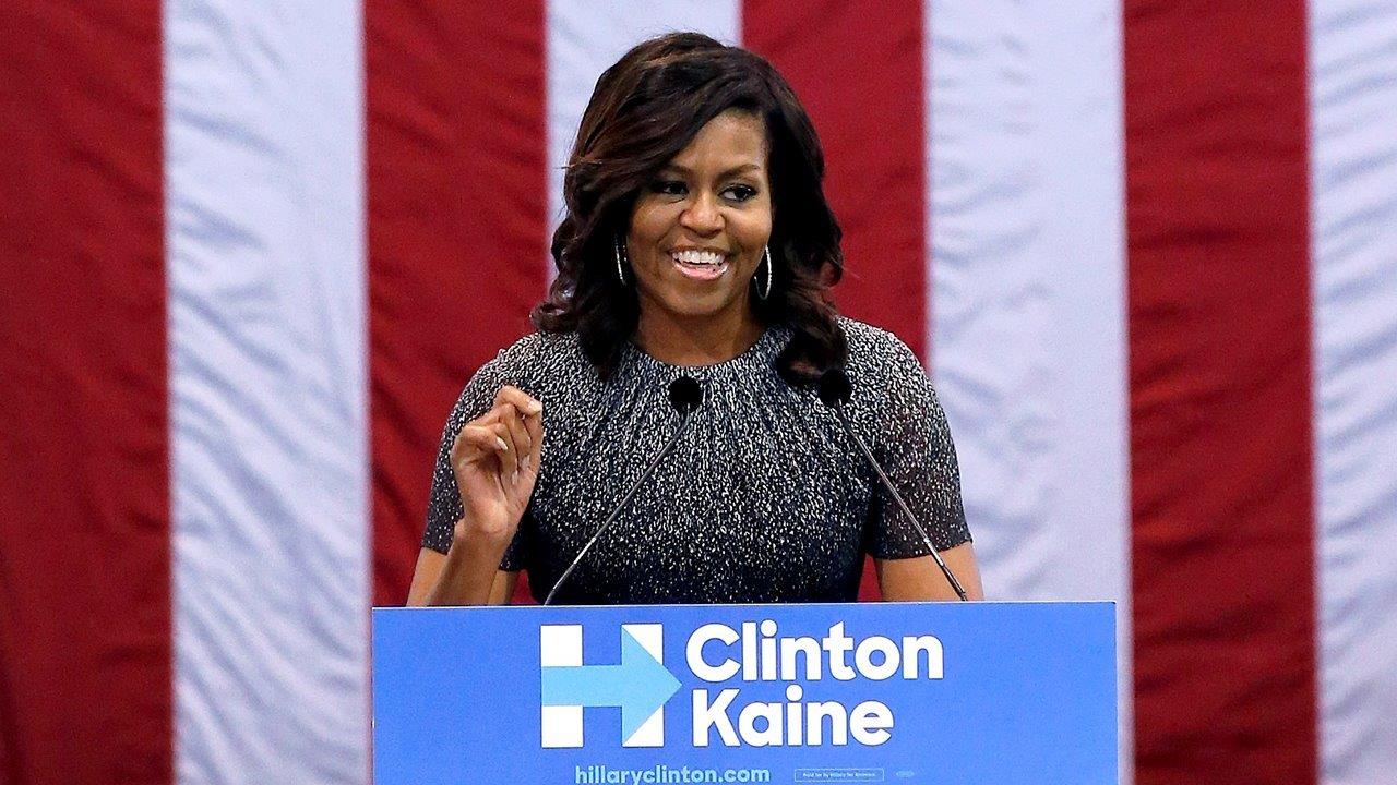 Michelle Obama joins Hillary for 1st time on campaign trail