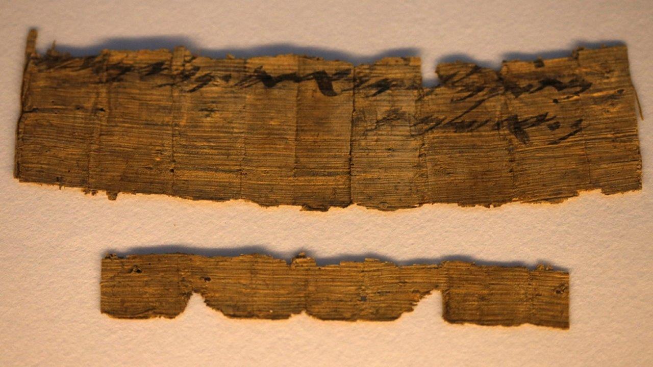 Rare papyrus recovered from looters in Israel