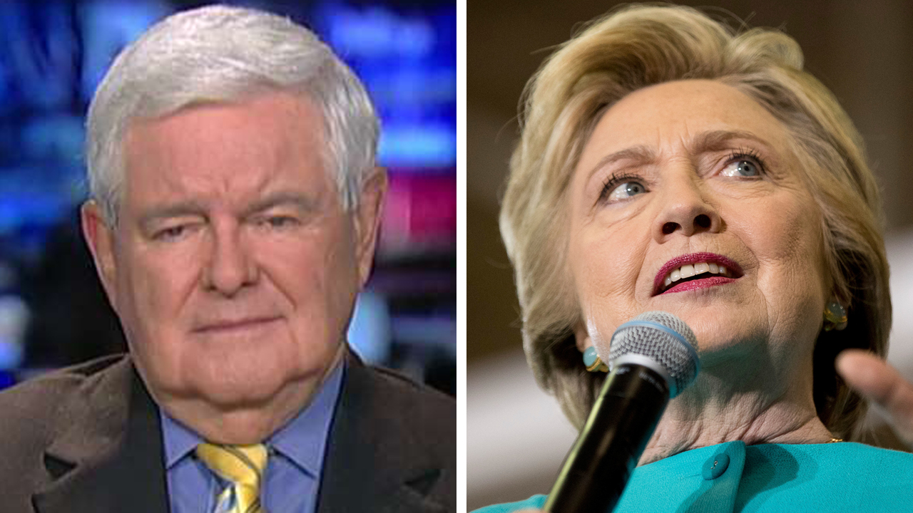 Newt Gingrich: Hillary is the personification of corruption