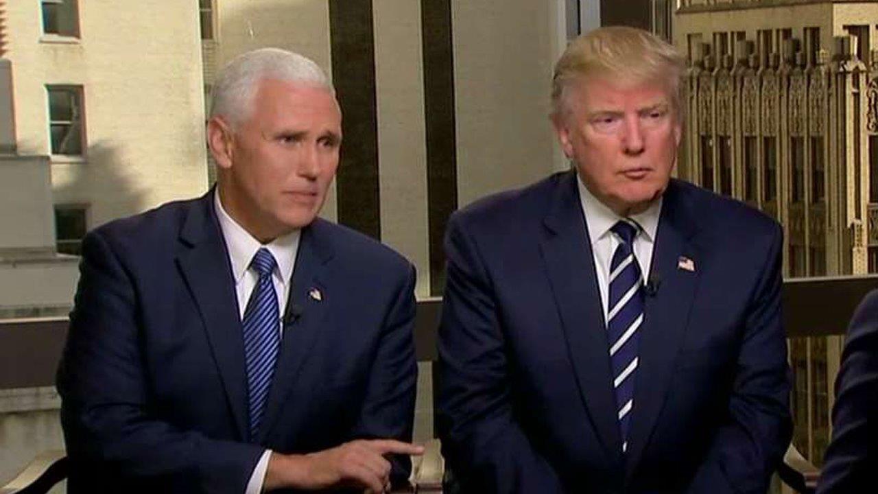 Trump and Pence outline their plans for America