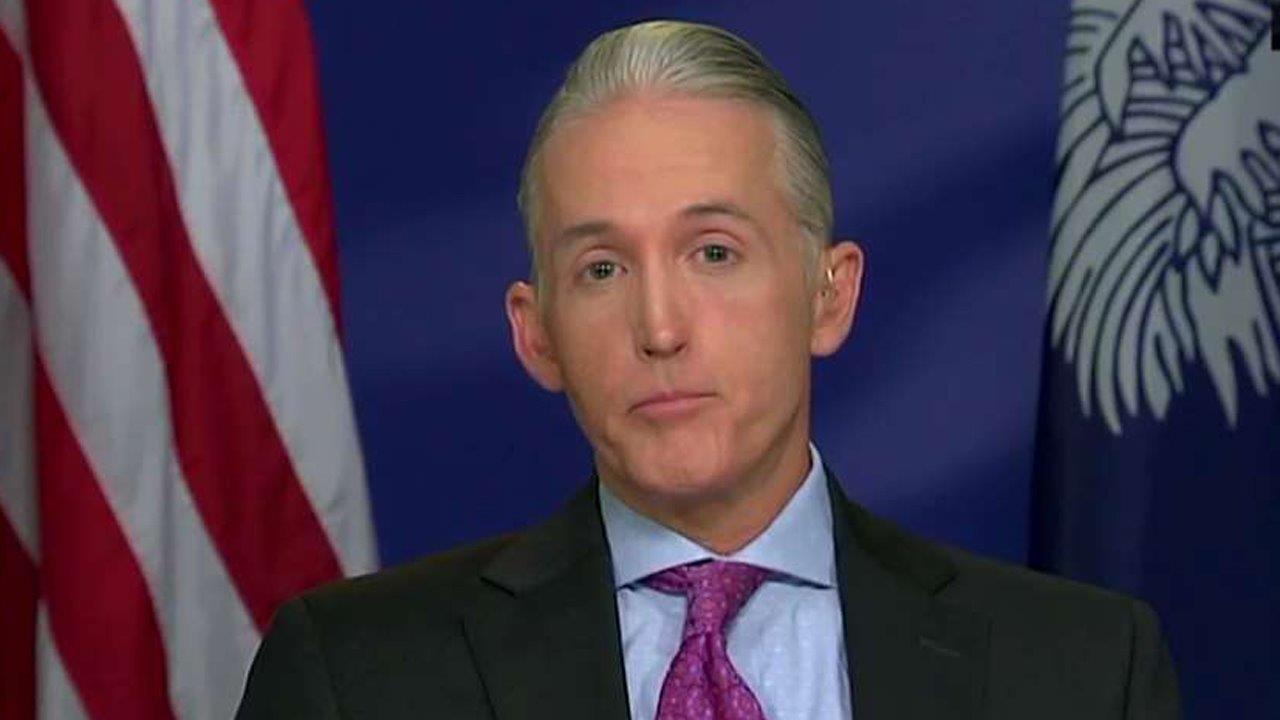 Rep. Gowdy on Comey clearing Clinton again