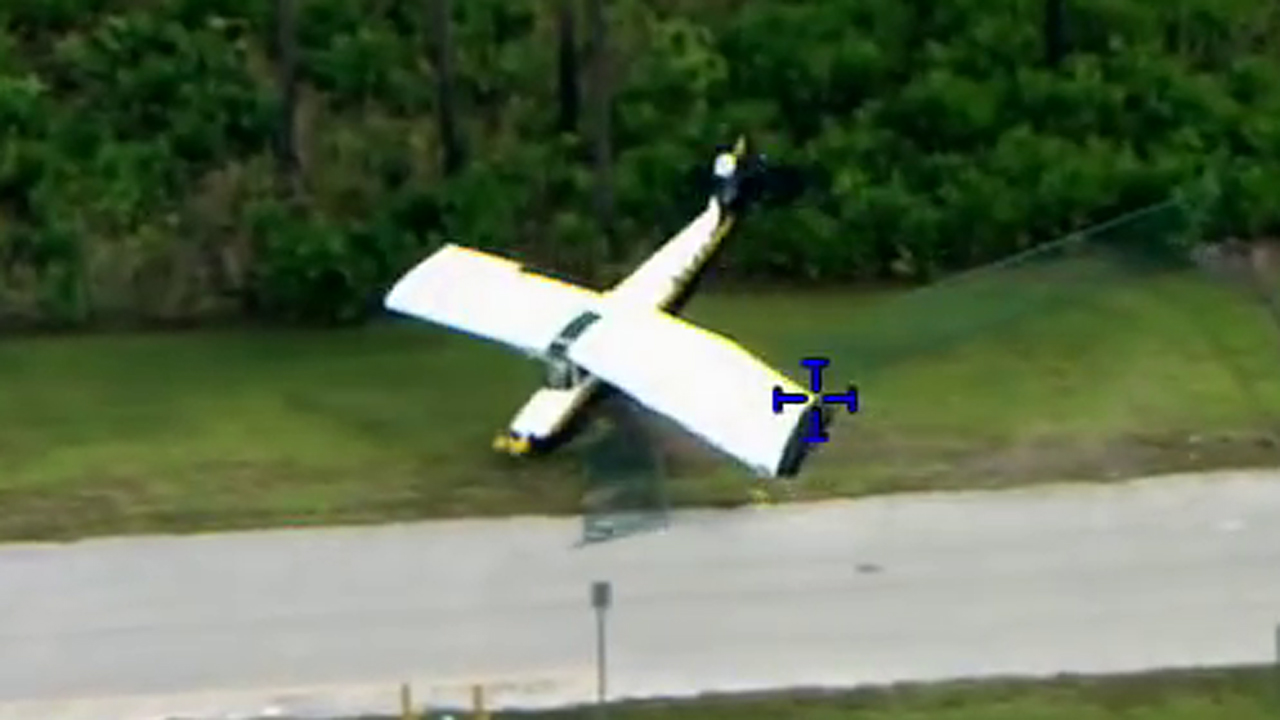 Plane crash interrupts police training exercise