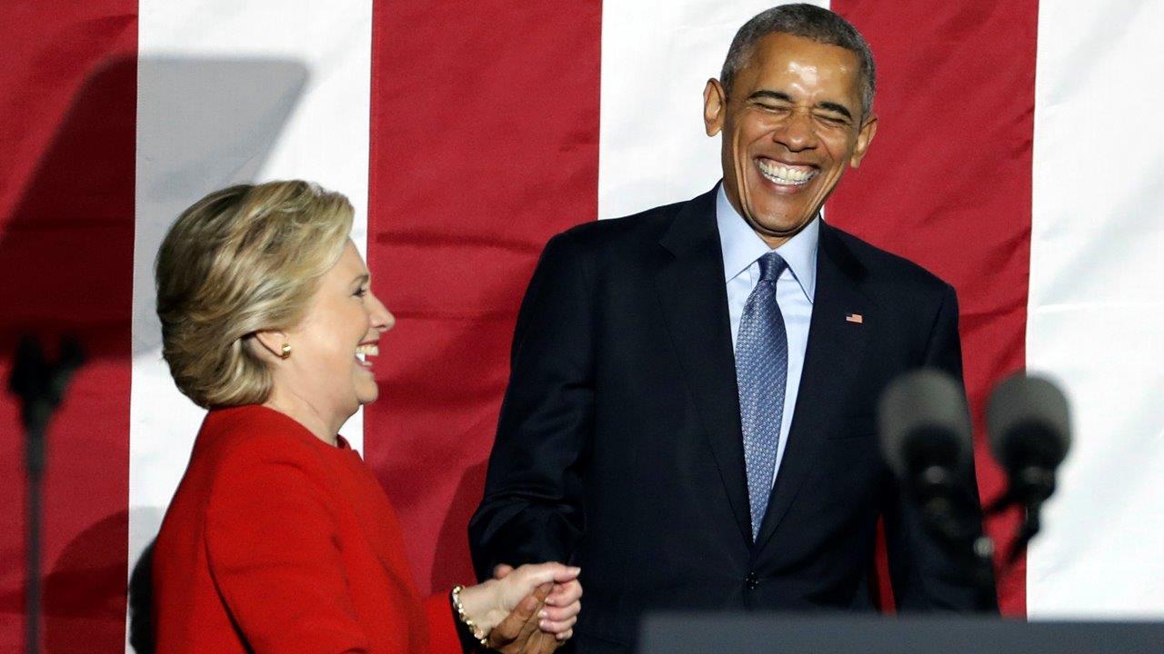 Obama makes final push for Clinton at Philadelphia rally