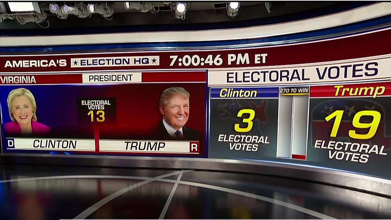 Fox News projects: Clinton wins VT; Trump picks up KY, IN
