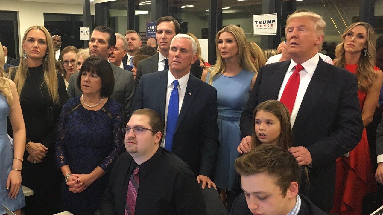 Ivanka shares photo of Trump family watching results