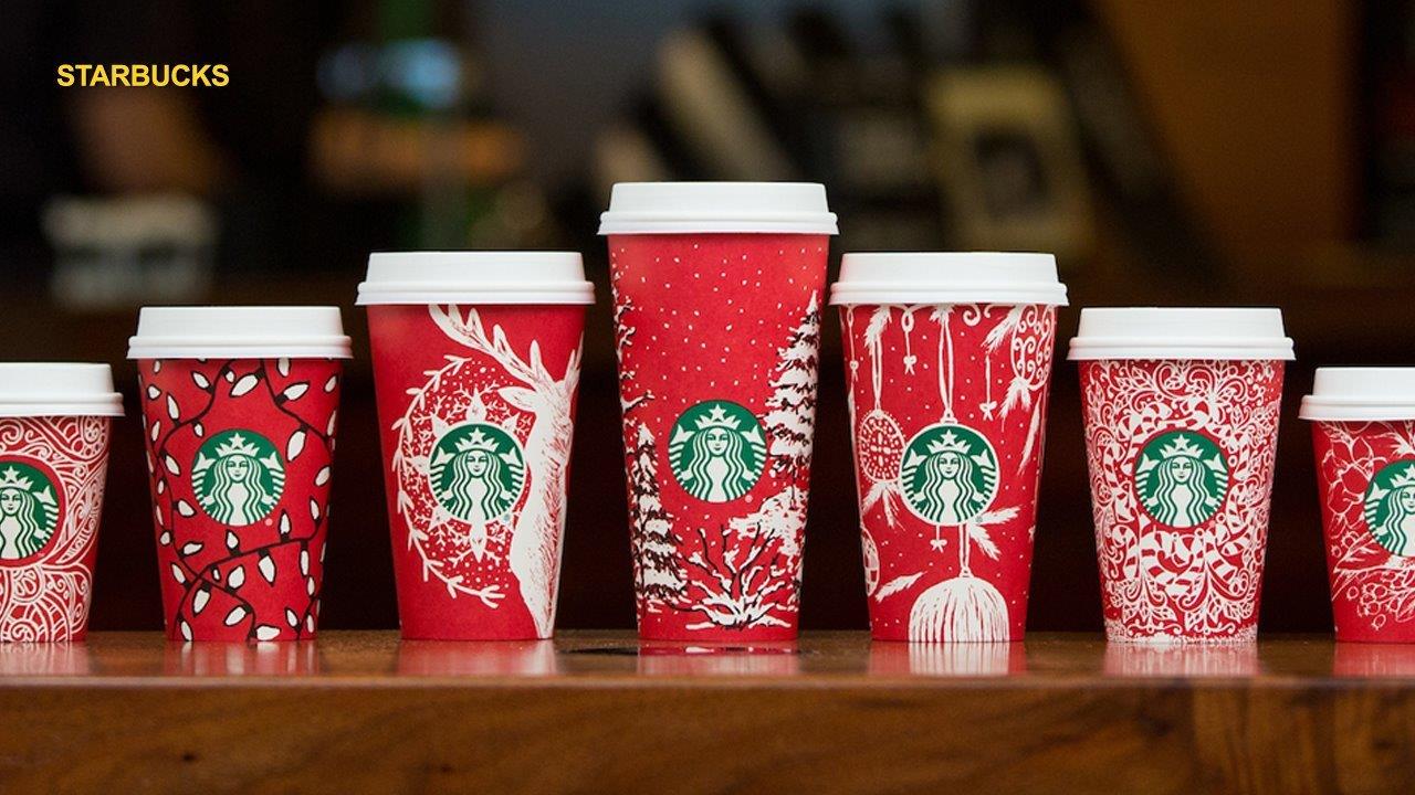 Starbucks debuts 13 festive holiday cups