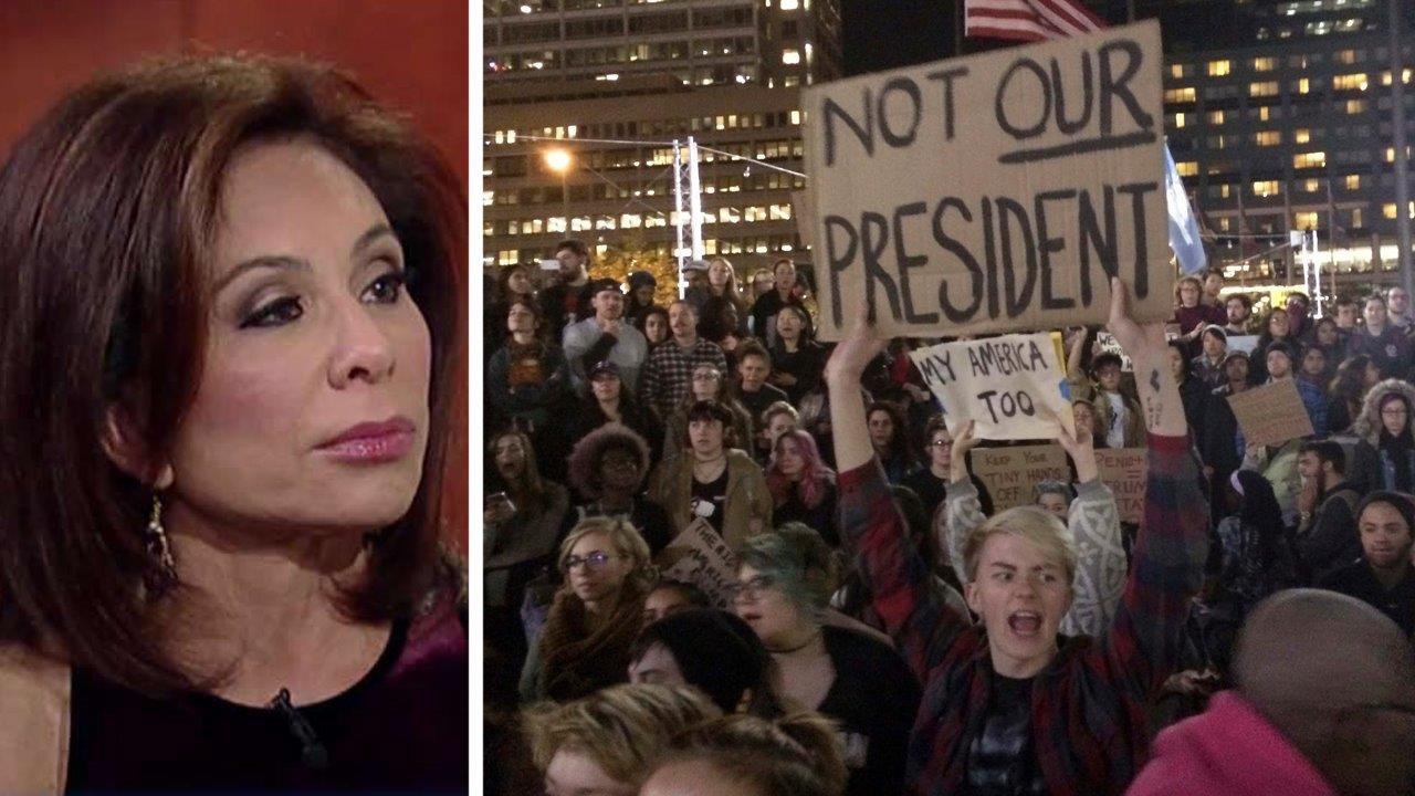 Judge Jeanine: Trump protestors 'have to be prosecuted'