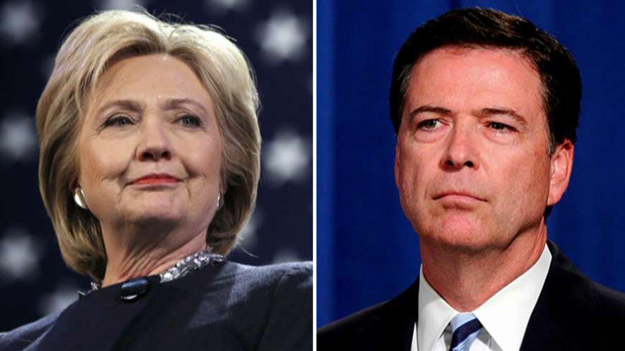 Clinton blames election defeat on FBI director's letter
