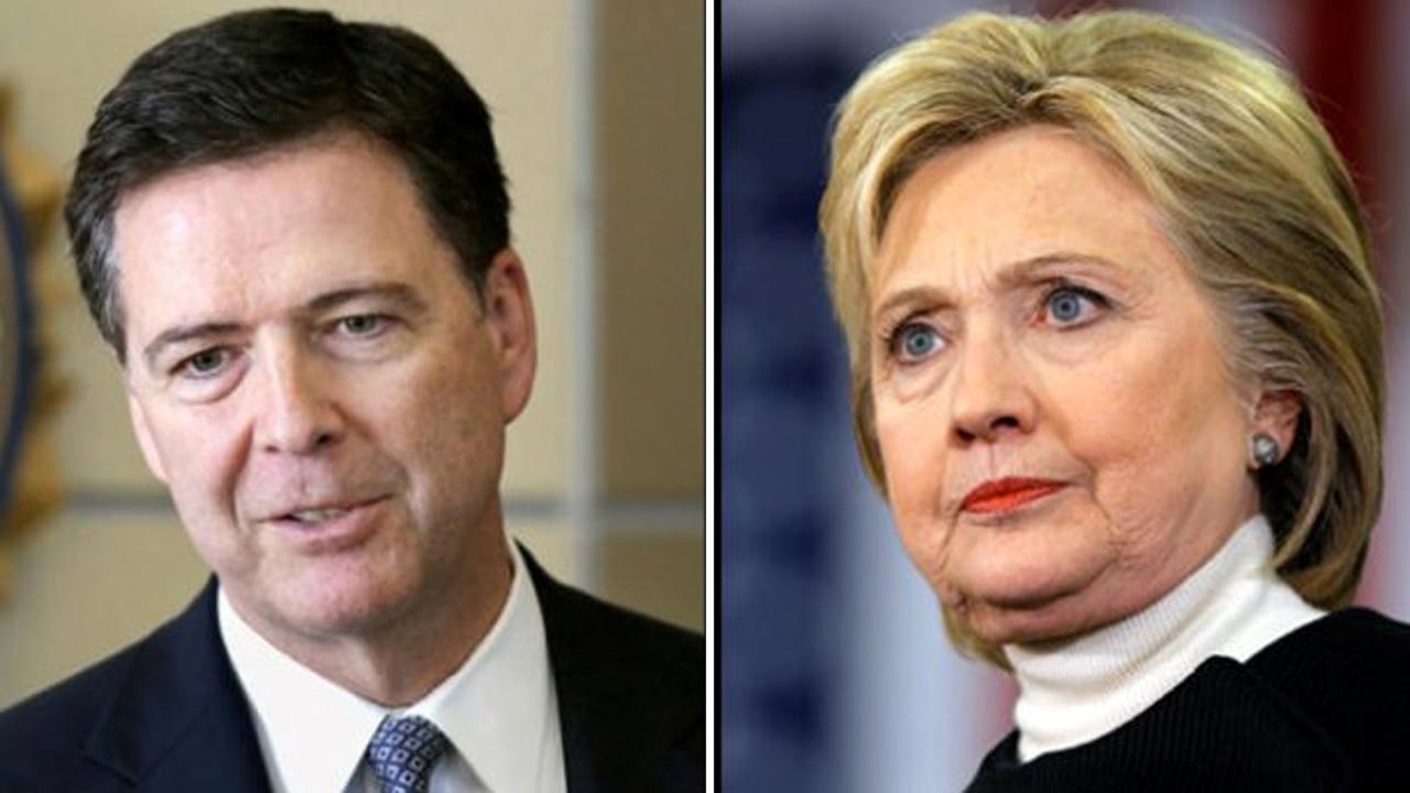 Hillary Clinton blames FBI director for loss