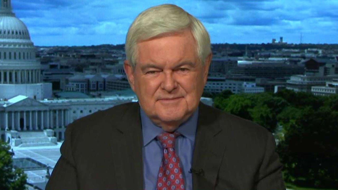 Gingrich on Trump's border wall and the future of ObamaCare 