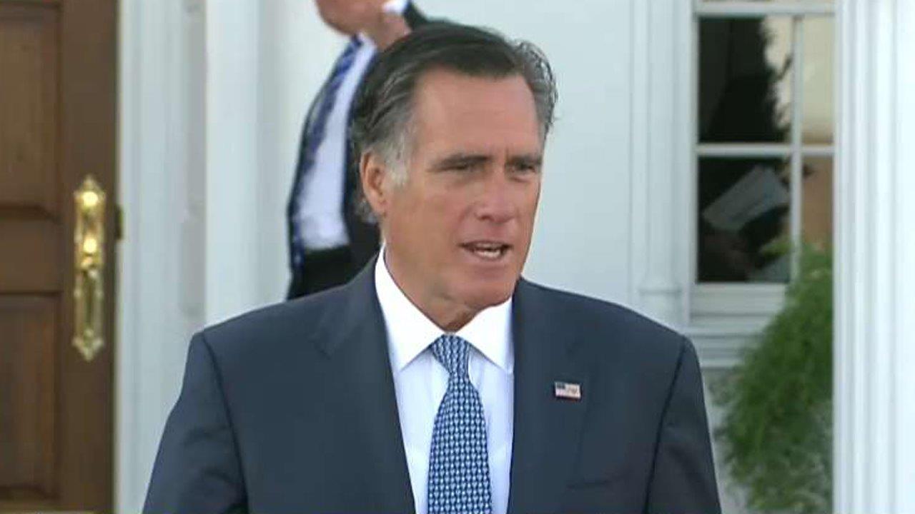 Mitt Romney comments on meeting with Donald Trump 
