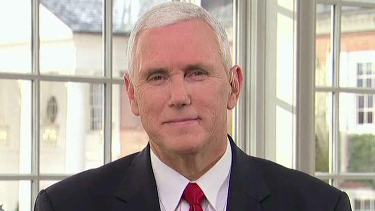 Pence on diversity of Trump Cabinet, role of VP, 'Hamilton'