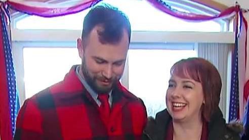 Combat veteran Marko Milosevic gets first look at new home